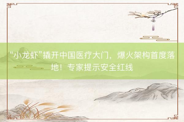 “小龙虾”撬开中国医疗大门，爆火架构首度落地！专家提示安全红线