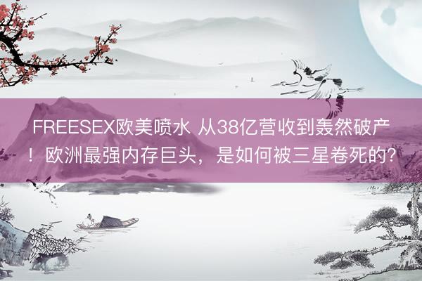 FREESEX欧美喷水 从38亿营收到轰然破产！欧洲最强内存巨头，是如何被三星卷死的？